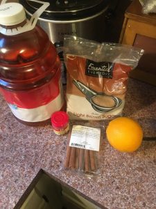 Double Duty Mulled Apple Cider